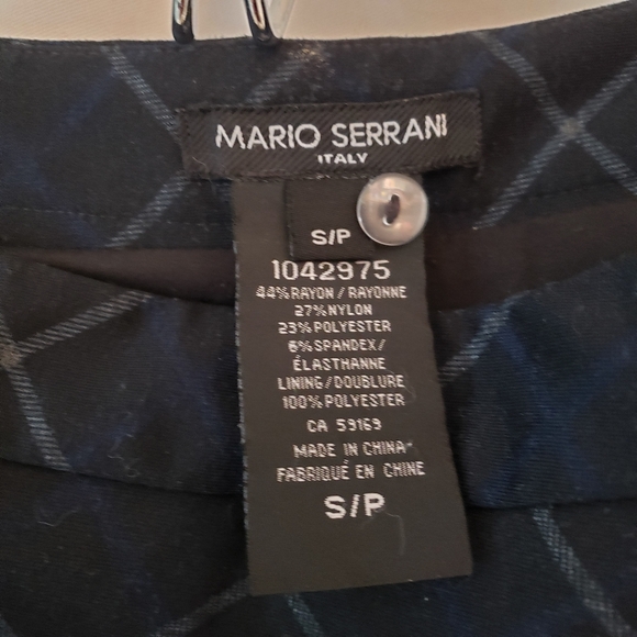 Mario Serrani Plaid A-Line Skater Style Skirt - Picture 3 of 3